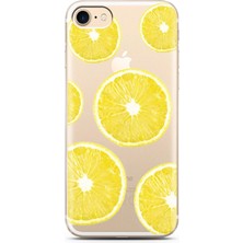 Spoyi Iphone Se 2022 Lemons Tasarımlı Süper Şeffaf Telefon Kılıfı