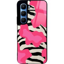Spoyi Infinix Hot 60 Pink Milky Tasarımlı Glossy Telefon Kılıfı
