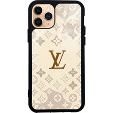 Spoyi iPhone 11 Pro Krem Lv Tasarımlı Glossy Telefon Kılıfı