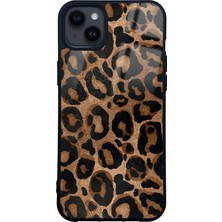 Spoyi iPhone 14 Plus Leopar Tasarımlı Glossy Telefon Kılıfı