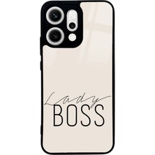 Spoyi Oppo Reno 14 Lady Boss Tasarımlı Glossy Telefon Kılıfı