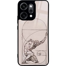 Spoyi Oppo Reno 14 Pro Heykel Tasarımlı Glossy Telefon Kılıfı