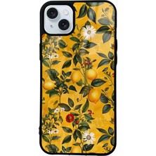 Spoyi iPhone 15 Plus Sarı Yaz Senfonisi Tasarımlı Glossy Telefon Kılıfı