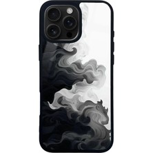 Spoyi iPhone 16 Pro Max Shadow Swirl Tasarımlı Glossy Telefon Kılıfı