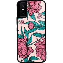 Spoyi Infinix Gt 30 Pro Fuşya Çiçekli Tasarımlı Glossy Telefon Kılıfı