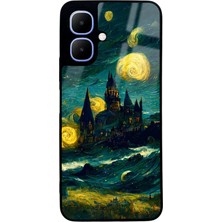 Spoyi Infinix Smart 10 Van Gogh Tasarımlı Glossy Telefon Kılıfı
