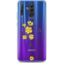 Spoyi Honor 20 Lite Headflow Tasarımlı Süper Şeffaf Telefon Kılıfı