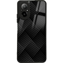 Spoyi Oppo Realme 12 Lite Black And Gray Tasarımlı Glossy Telefon Kılıfı
