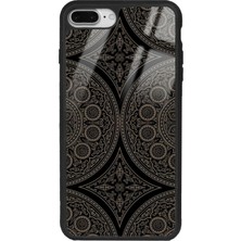 Spoyi iPhone 7 Plus - 8 Plus Osmanlı Motif Tasarımlı Glossy Telefon Kılıfı