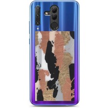Spoyi Honor 20 Lite Wall Tasarımlı Süper Şeffaf Telefon Kılıfı