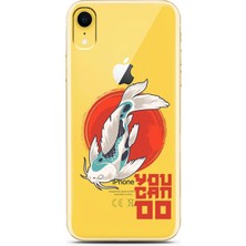 Spoyi Iphone Xr Wild Fish Tasarımlı Süper Şeffaf Telefon Kılıfı