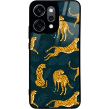 Spoyi Oppo Reno 14 Pro Leaf Leopar Tasarımlı Glossy Telefon Kılıfı