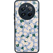 Spoyi Oppo Realme 12 Pro Daisy Pattern Tasarımlı Glossy Telefon Kılıfı