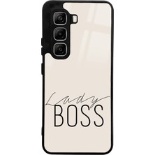Spoyi Infinix Hot 50 Pro Lady Boss Tasarımlı Glossy Telefon Kılıfı