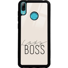 Spoyi Huawei Y7 (2019) Lady Boss Tasarımlı Glossy Telefon Kılıfı