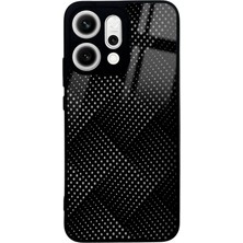 Spoyi Oppo Reno 14 Black And Gray Tasarımlı Glossy Telefon Kılıfı