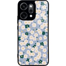 Spoyi Oppo Reno 14 Pro Daisy Pattern Tasarımlı Glossy Telefon Kılıfı