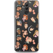 Spoyi Huawei Mate 20 Lite Disney Girls Tasarımlı Süper Şeffaf Telefon Kılıfı