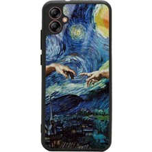Spoyi Samsung A04 El Ele Tasarımlı Glossy Telefon Kılıfı