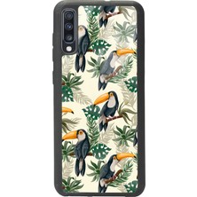 Spoyi Samsung A70 Tukan Kuşu Tasarımlı Glossy Telefon Kılıfı