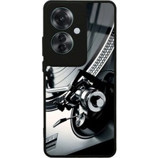 Spoyi Oppo Reno 11F 5g Plakçalar Tasarımlı Glossy Telefon Kılıfı