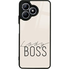Spoyi Oppo Realme Note 50 Lady Boss Tasarımlı Glossy Telefon Kılıfı