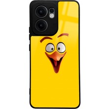 Spoyi Oppo Reno 13F  Yellow Angry Birds Tasarımlı Glossy Telefon Kılıfı