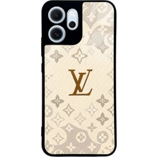 Spoyi Oppo Reno 14F Krem Lv Tasarımlı Glossy Telefon Kılıfı