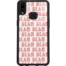 Spoyi Samsung A10S Blah Blah Tasarımlı Glossy Telefon Kılıfı