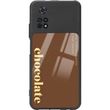 Spoyi Poco M4 Pro Choclate Tasarımlı Glossy Telefon Kılıfı