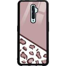 Spoyi Oppo Reno 2z Kahve Leopar Tasarımlı Glossy Telefon Kılıfı