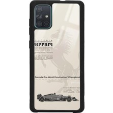Spoyi Samsung A71 Ferrari Tasarımlı Glossy Telefon Kılıfı