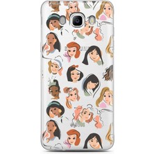 Spoyi Samsung J7 2016 Disney Girls Tasarımlı Süper Şeffaf Telefon Kılıfı