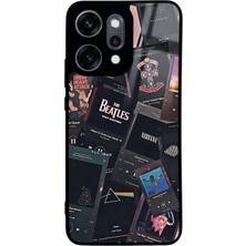 Spoyi Oppo Reno 14 Pro Retro Music Tasarımlı Glossy Telefon Kılıfı