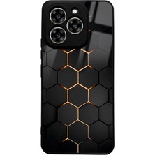 Spoyi Reeder S919 Yellow Carbon Tasarımlı Glossy Telefon Kılıfı