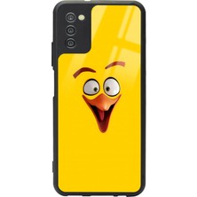 Spoyi Samsung A-03S Yellow Tasarımlı Glossy Telefon Kılıfı