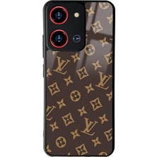 Spoyi Reeder S19 Max Pro S Zoom Kahverengi Lv Tasarımlı Glossy Telefon Kılıfı
