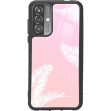 Spoyi Reeder P13 Blue 2021 - 2022 Beyaz Palmiye Tasarımlı Glossy Telefon Kılıfı