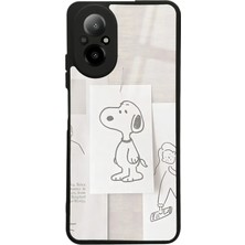 Spoyi Oppo Realme 12 Lite Snoppy Tasarımlı Glossy Telefon Kılıfı