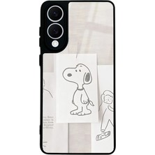 Spoyi Samsung S25 Edge Snoppy Tasarımlı Glossy Telefon Kılıfı
