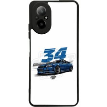 Spoyi Oppo Realme 12 Lite Skyline Tasarımlı Glossy Telefon Kılıfı