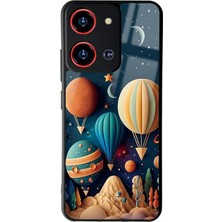 Spoyi Reeder S19 Max Pro S Zoom Astral Balonlar Tasarımlı Glossy Telefon Kılıfı