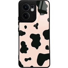 Spoyi Oppo Reno 13F Pink Milky Tasarımlı Glossy Telefon Kılıfı