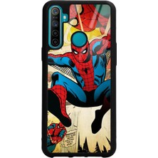 Spoyi Oppo Realme 5i Spider-Man Örümcek Adam Tasarımlı Glossy Telefon Kılıfı