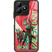 Spoyi Oppo Realme C53 Valorant Skye Tasarımlı Glossy Telefon Kılıfı