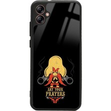 Spoyi Samsung A04E Say Your Prayers Tasarımlı Glossy Telefon Kılıfı