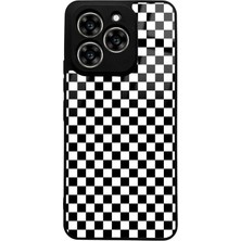Spoyi Reeder S919 Damalı Tasarımlı Glossy Telefon Kılıfı