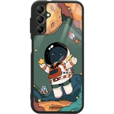 Spoyi Samsung A04S Anime Astronot Tasarımlı Glossy Telefon Kılıfı