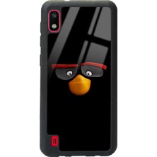 Spoyi Samsung A-10 Black Tasarımlı Glossy Telefon Kılıfı