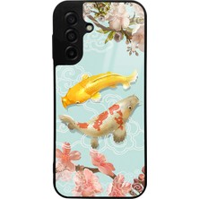 Spoyi Samsung A17 Koi Balığı Tasarımlı Glossy Telefon Kılıfı